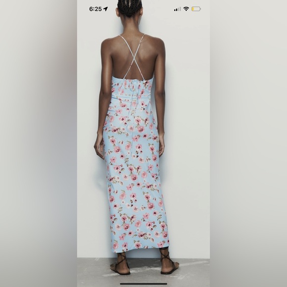 Zara linen blend corset dress (only worn once) - Picture 3 of 3